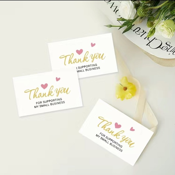 50pcs thank you cards - Picture 2 of 3